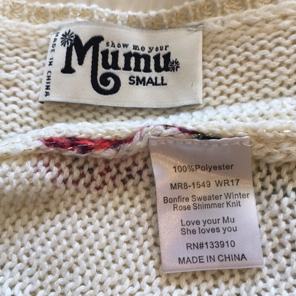 Show Me Your Mumu Bonfire Sweater in Winter Rose - Picture 12 of 16